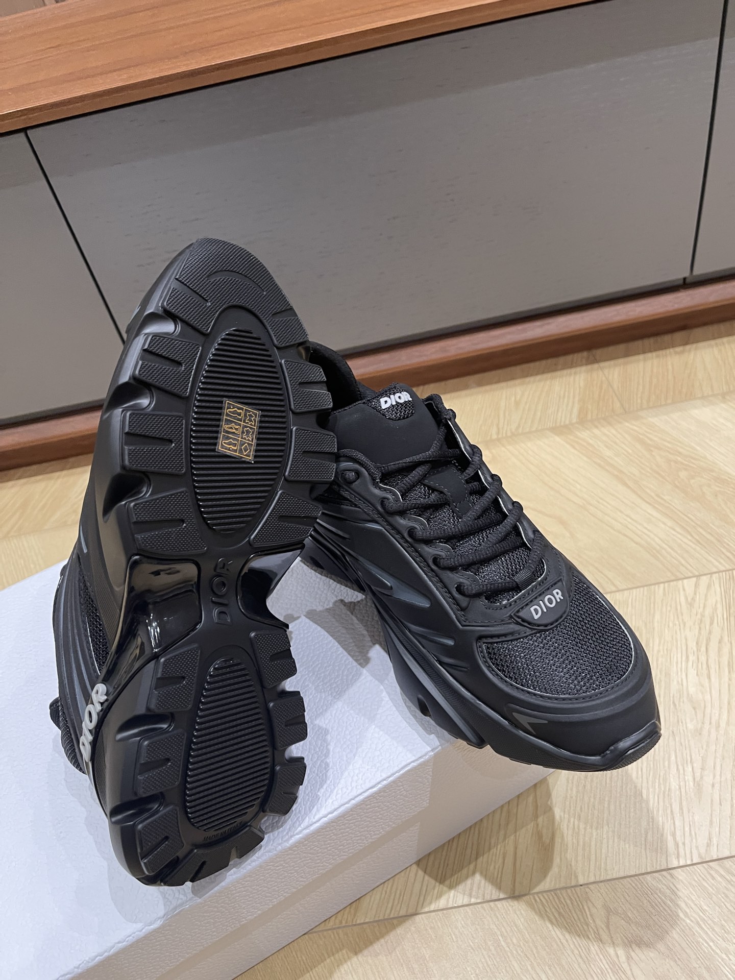 Bagsaaa D10r B44 Blade Sneaker Black Technical Mesh and Technical Fabric