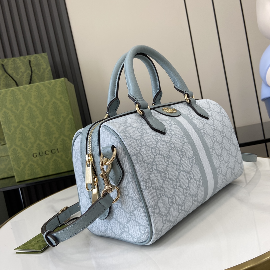 Bagsaaa Gvc*1 Ophidia small top handle bag ‎772061 blue - 17.5x26.5x14cm