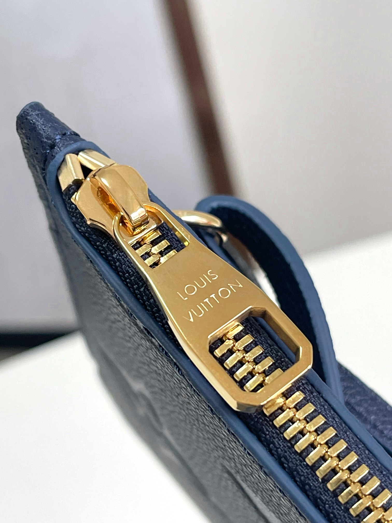 Bagsaaa L0vis Vvtt0n M47143 Neverfull MM Tote Bag Navy Blue - 31 x 28 x 14 cm