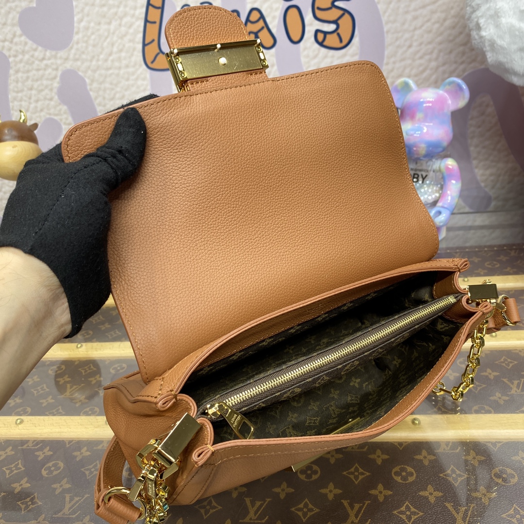 Bagsaaa L0vis Vvtt0n M11476 Dauphine Soft MM Brown - 24 x 17 x 9 cm