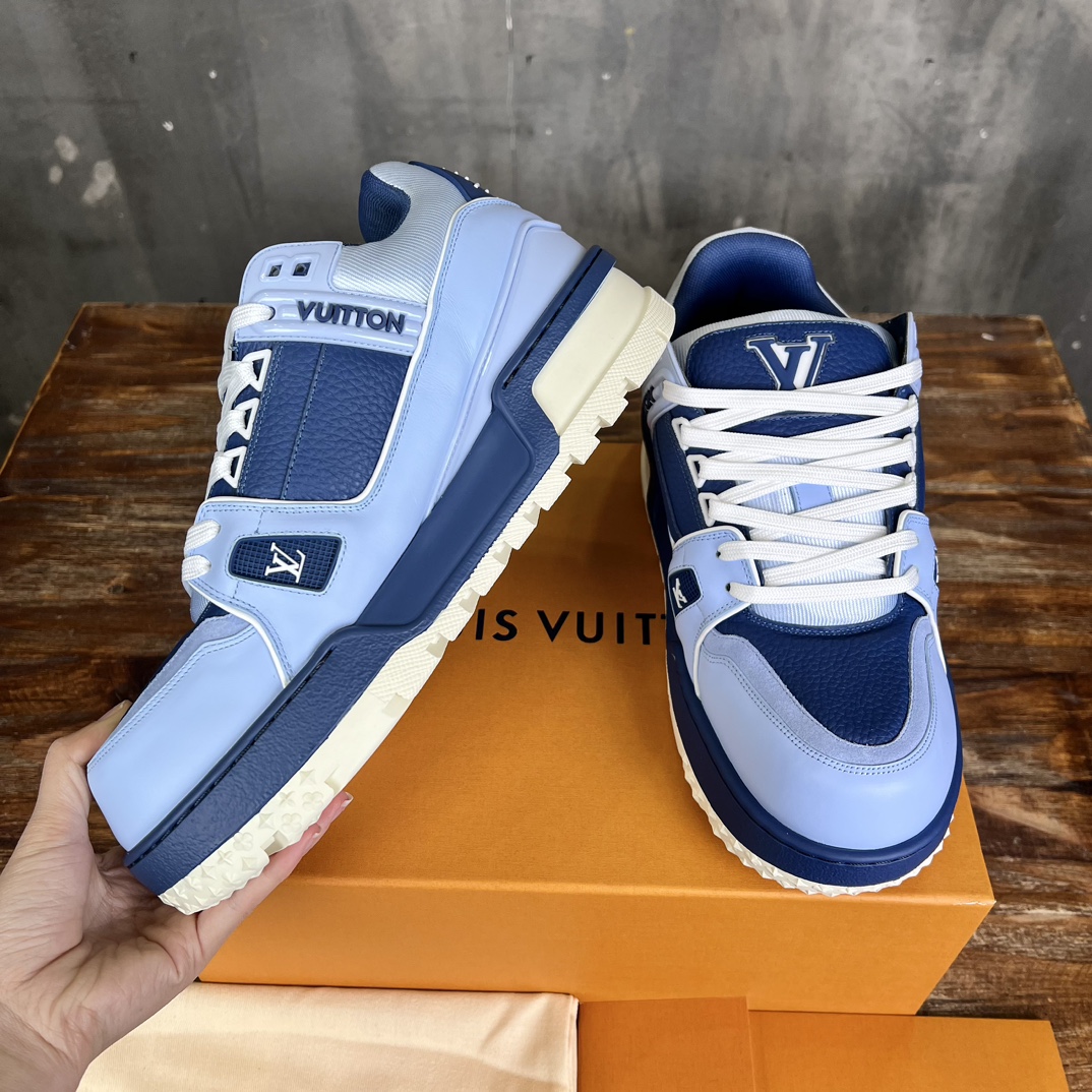Bagsaaa LV Sneakers Maxi Blue