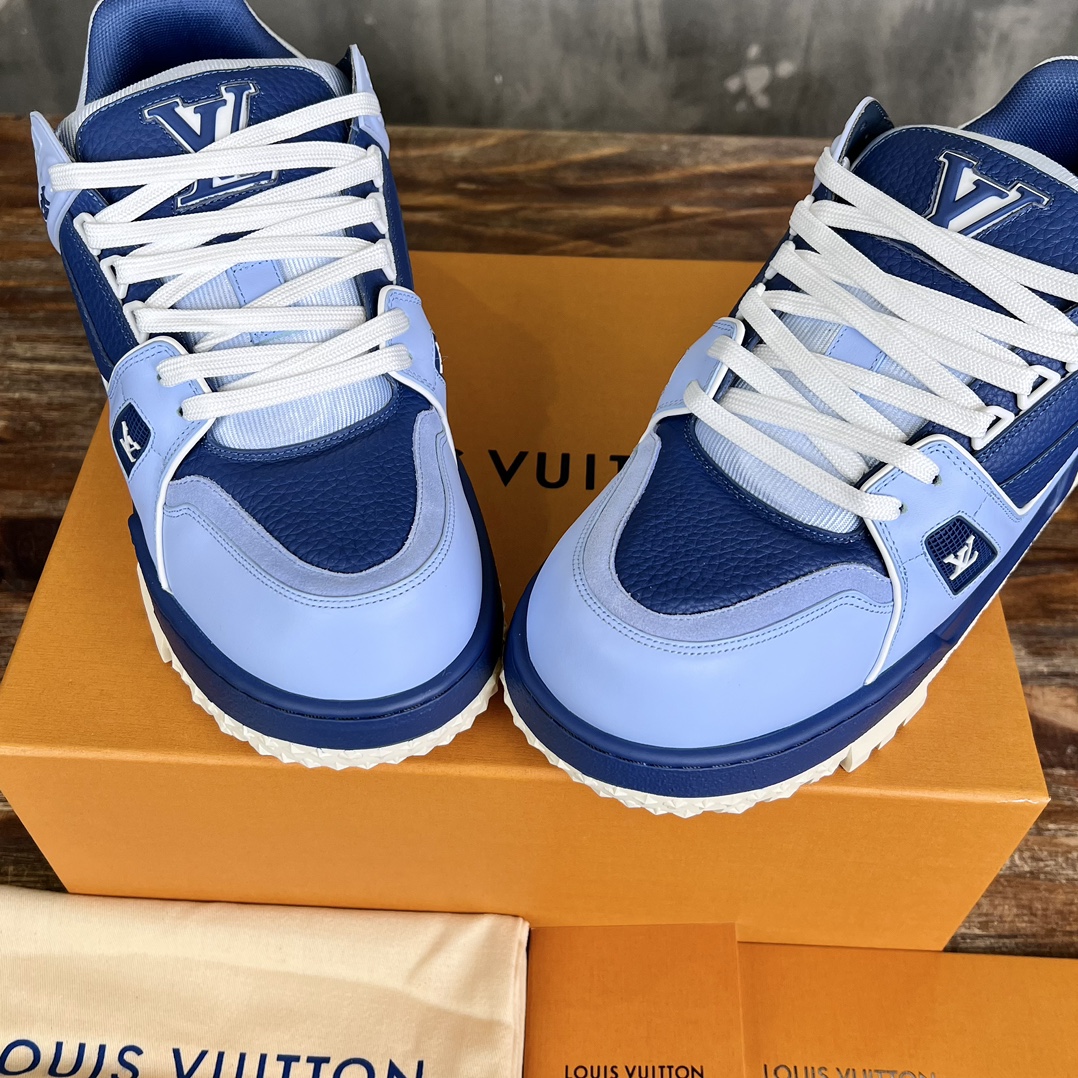 Bagsaaa LV Sneakers Maxi Blue