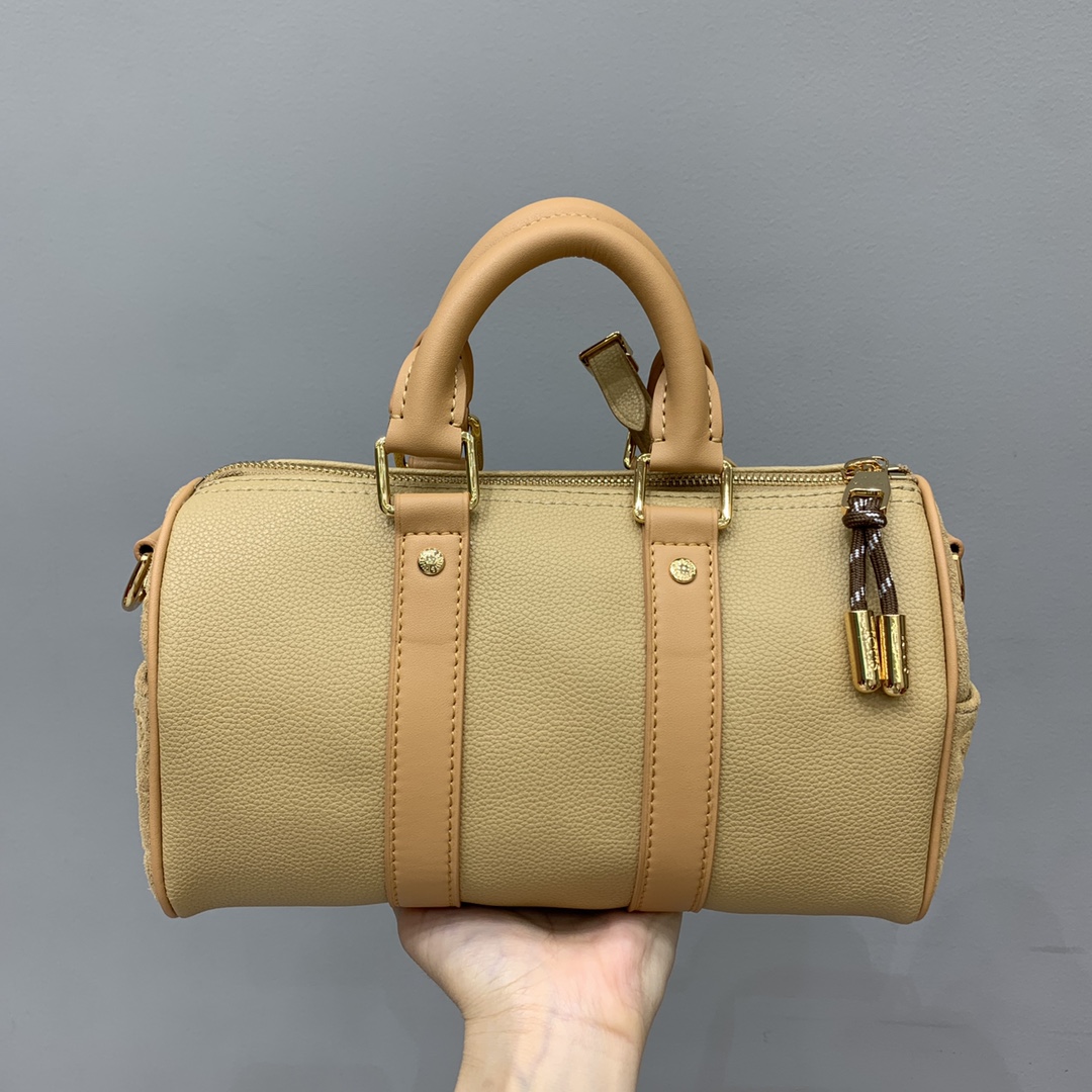 Bagsaaa L0vis Vvtt0n M12627 Keepall Bandoulière 25 Beige - 25 x 15 x 11 cm