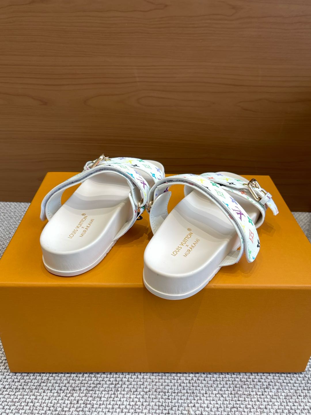 Bagsaaa LV x TM Bom Dia Flat Comfort Mule Multicolored