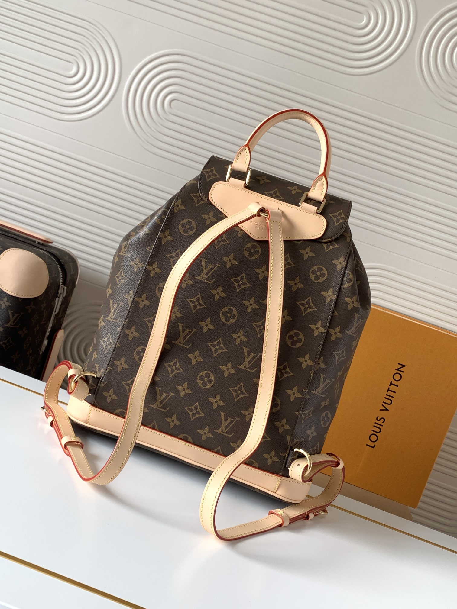 Bagsaaa L0vis Vvtt0n M11197 Montsouris MM Backpack Monogram - 38cm