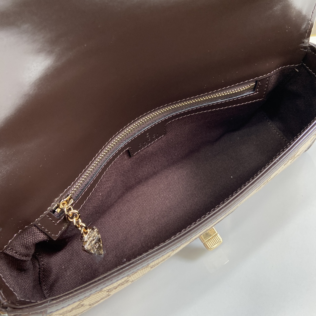 Bagsaaa Gvc*1 Luce small shoulder bag 786027 brown & beige - 27.5cm