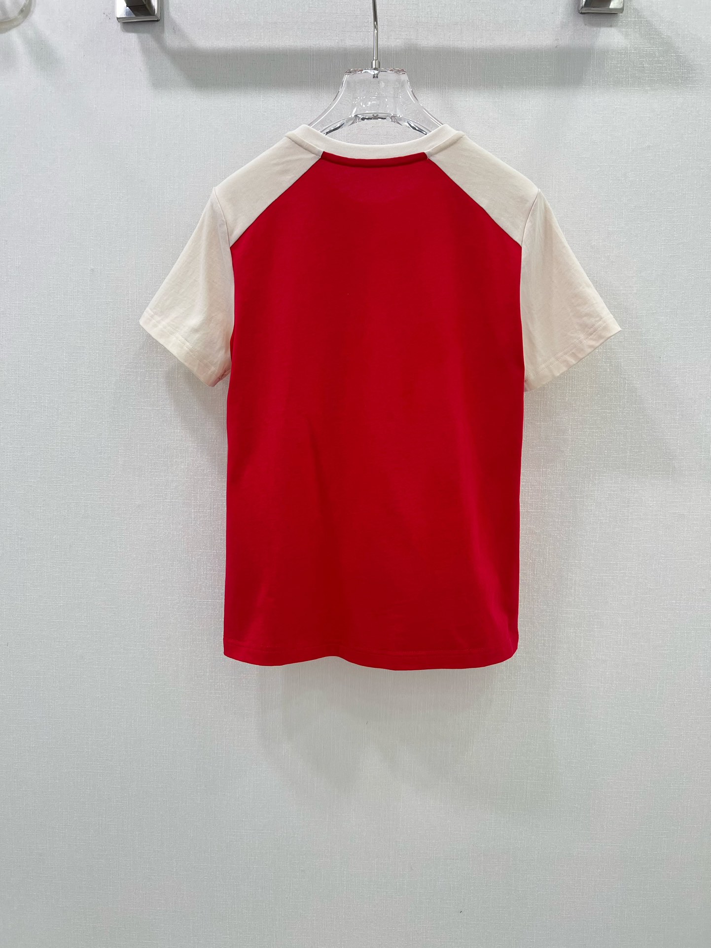 Bagsaaa L0vis Vvtt0n Signature Varsity T-Shirt Red