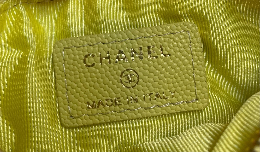 Bagsaaa Ch**el Yellow Wallet - 15cm