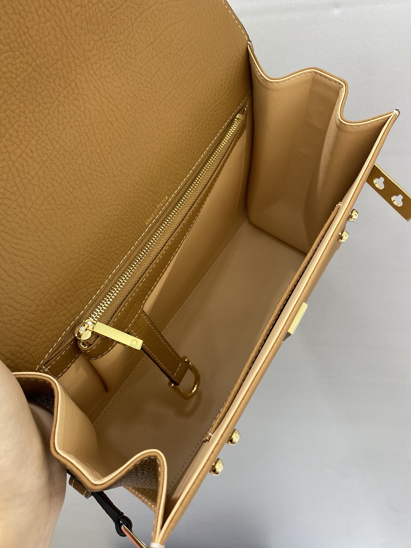 Bagsaaa Delvaux Tempête MM Brown - 27.5cm
