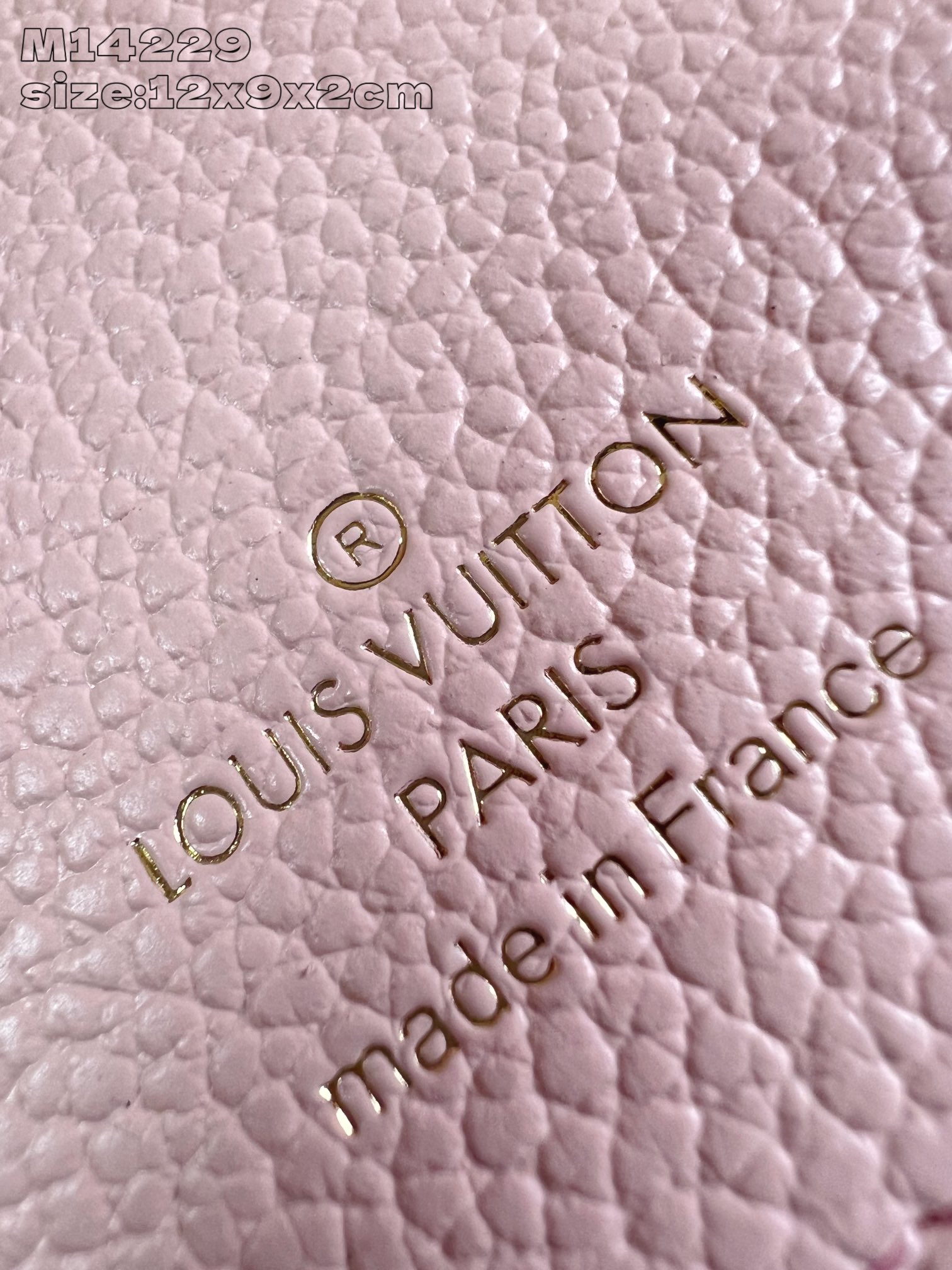 Bagsaaa LV M14229 Victorine Wallet Pink - 12cm