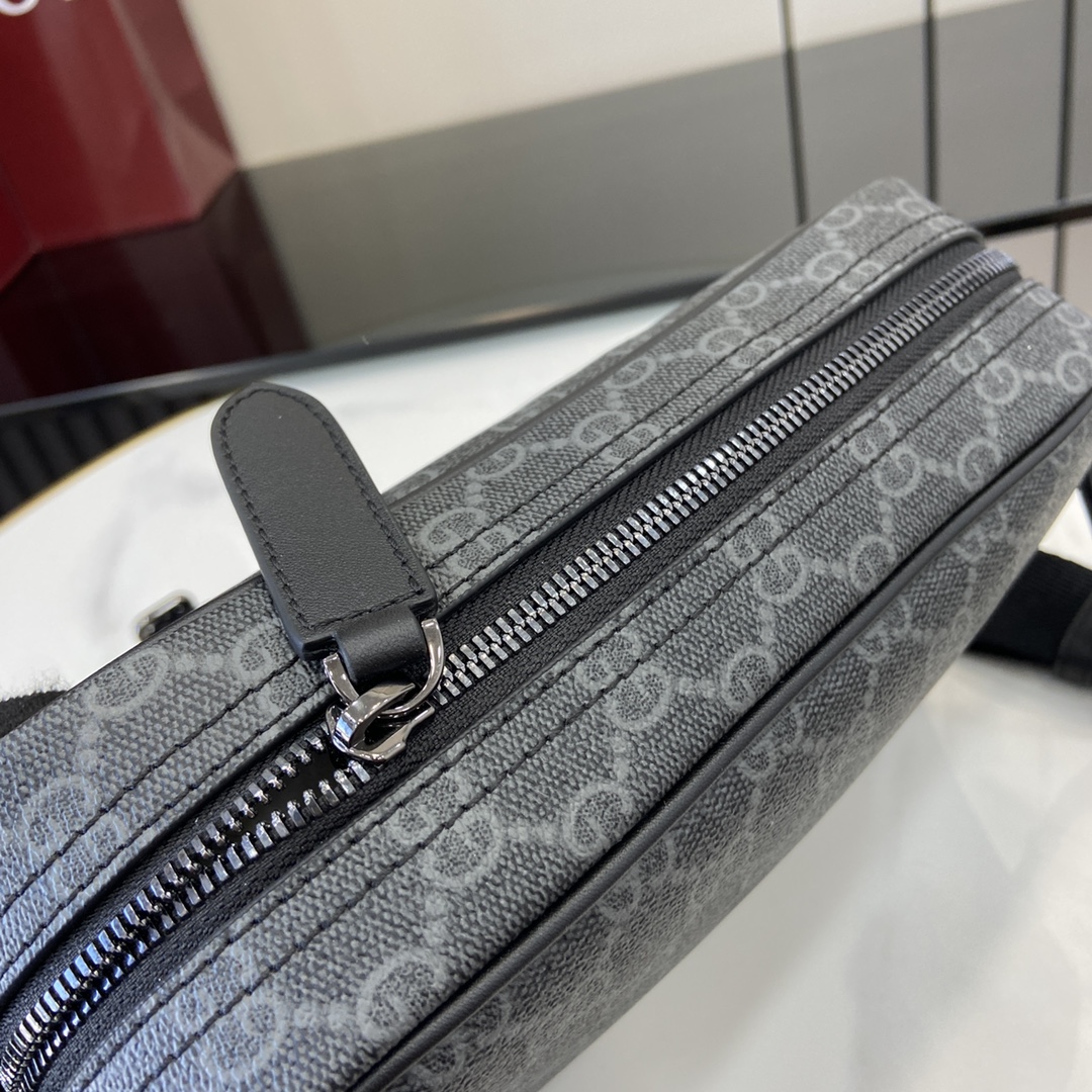 Bagsaaa Gvc*1 GG Emblem small crossbody bag 821155 black - 23cm