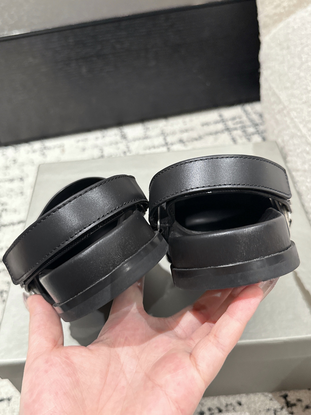Bagsaaa Rick Owens Hollywood mules black