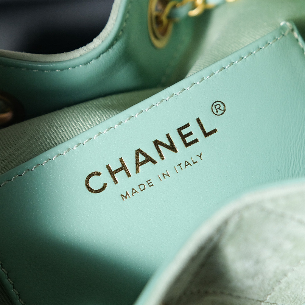 Bagsaaa Ch**el 25 Small Handbag AS5293 green - 30cm