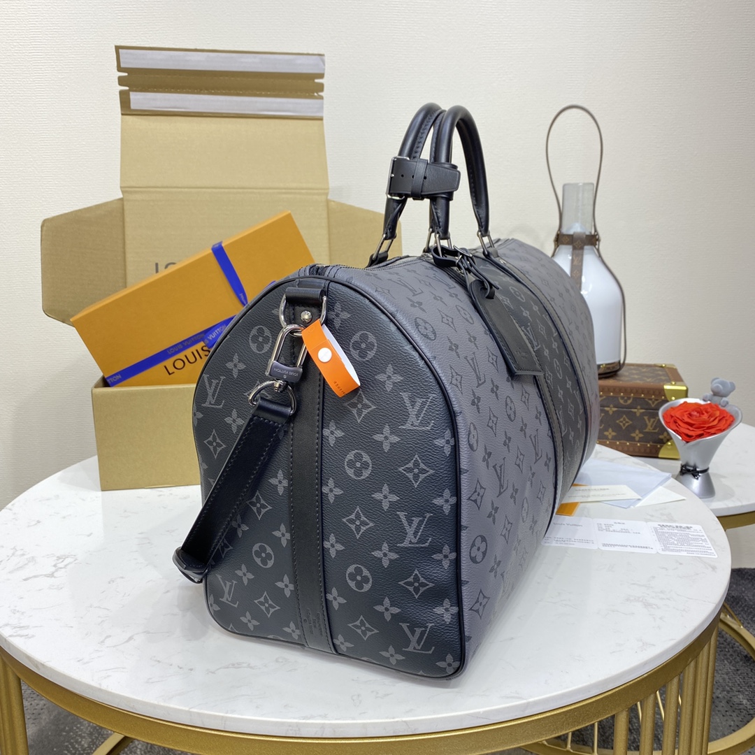 Bagsaaa LV M45392 Keepall Bandoulière 50 Gray - 50cm