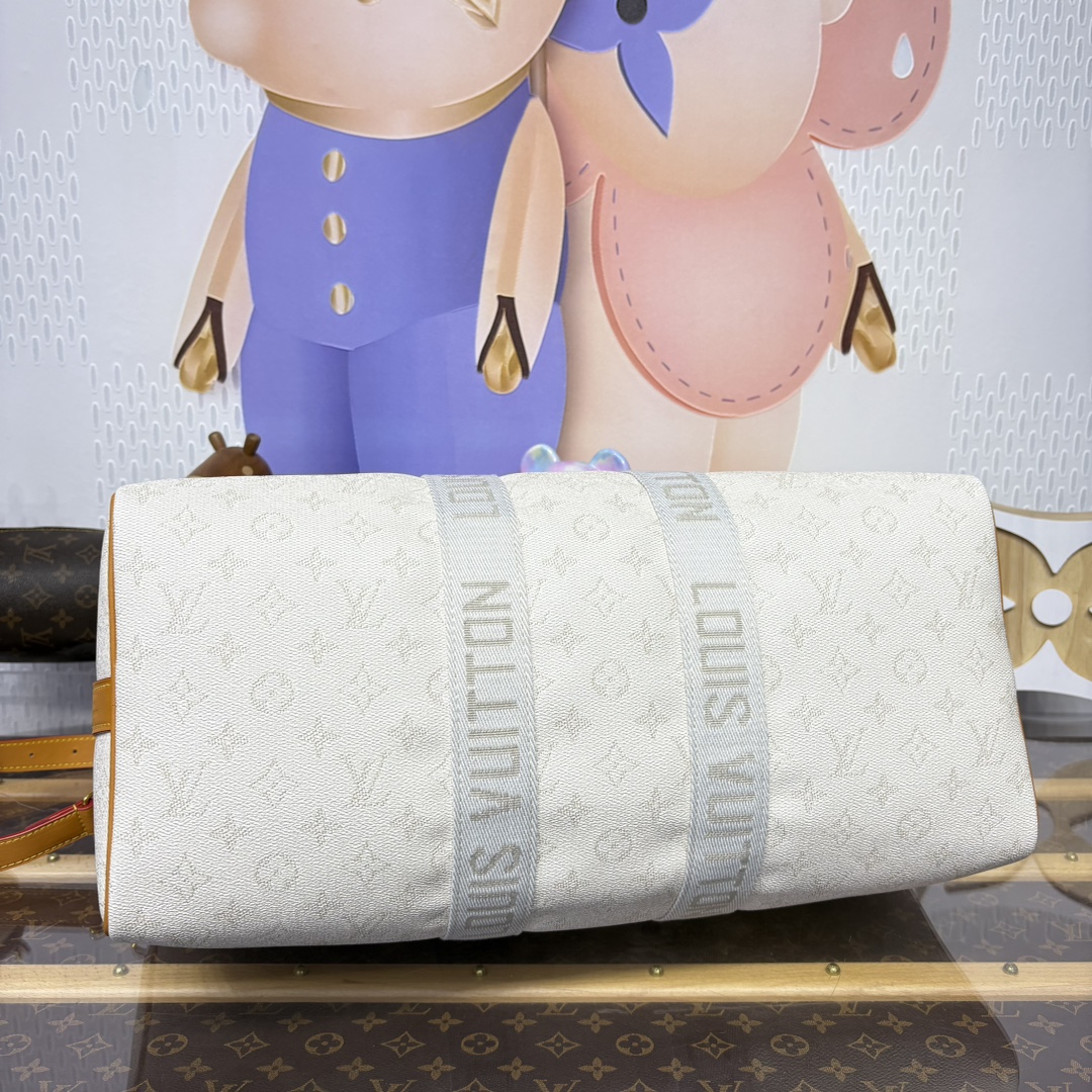 Bagsaaa LV M14838 Keepall Bandoulière 45 off white - 45cm