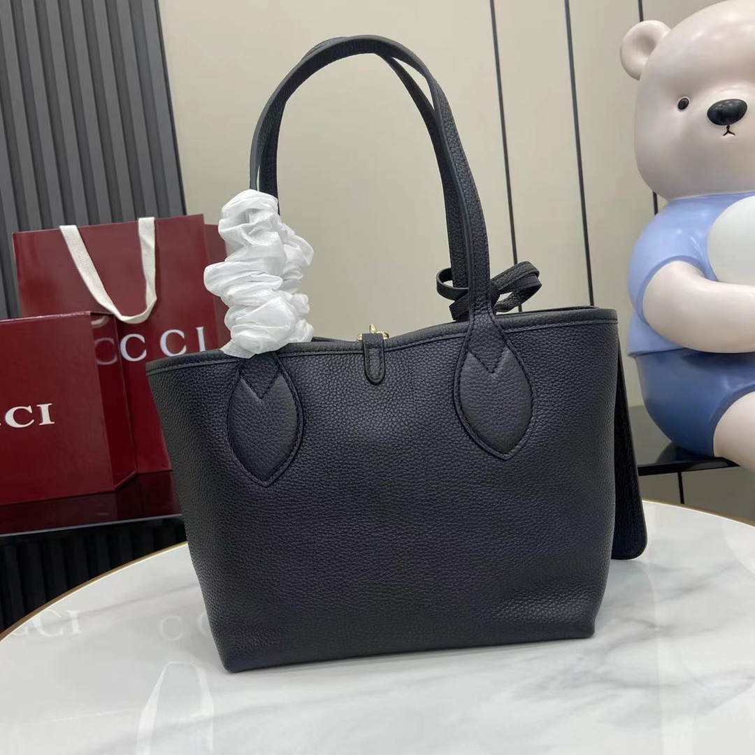 Bagsaaa Gvc*1 Totissima small reversible tote bag 839124 black - 21cm
