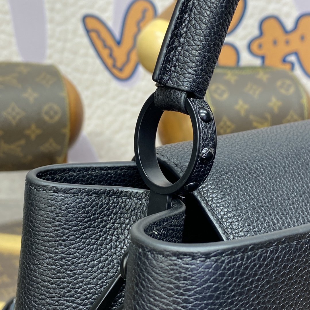 Bagsaaa LV M25255 Capucines BB All Black - 27cm