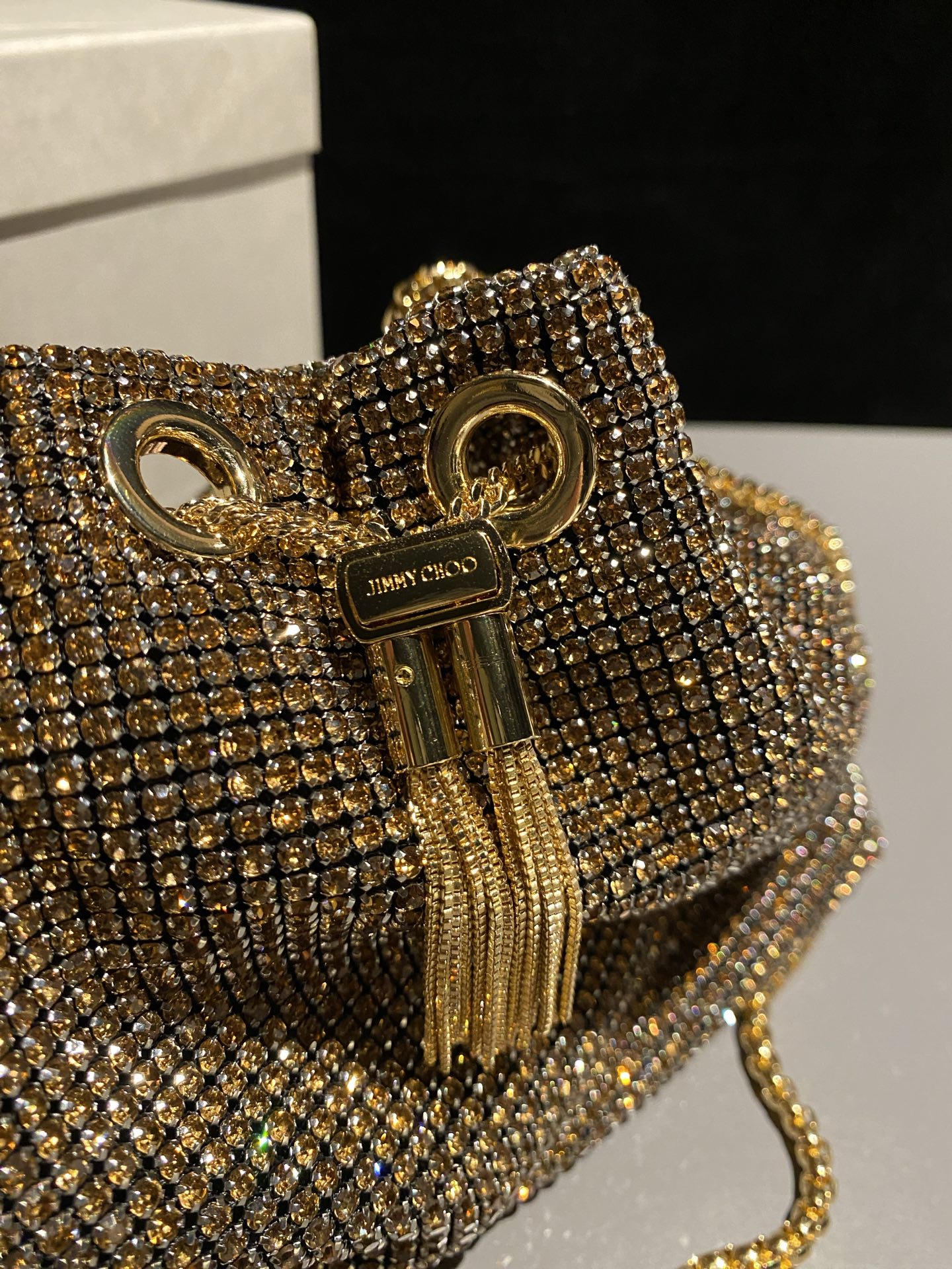 Bagsaaa J1m*y Ch00 Bon Bon Crystal Bag Gold - 16m