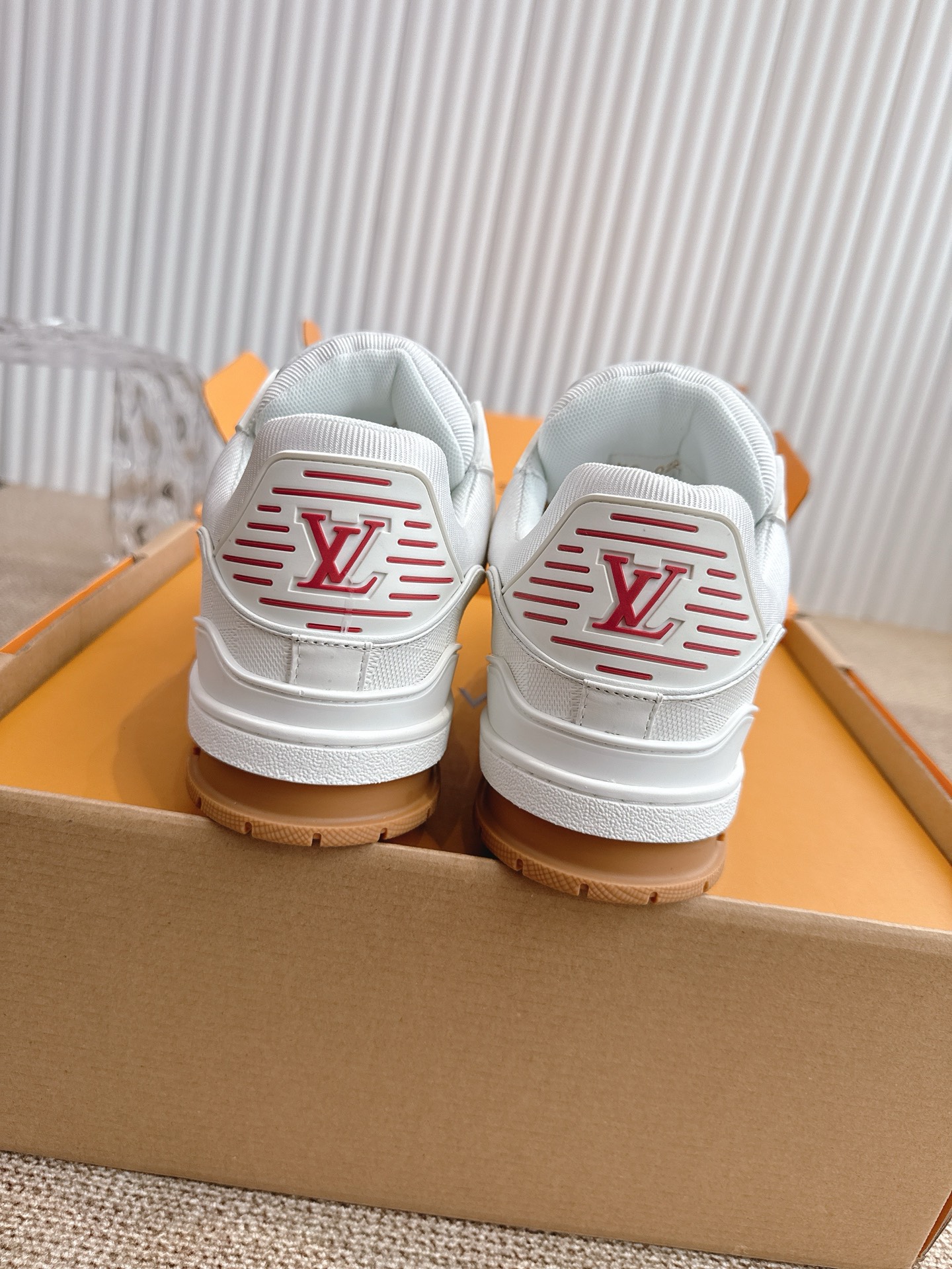 Bagsaaa LV Trainer Sneaker white