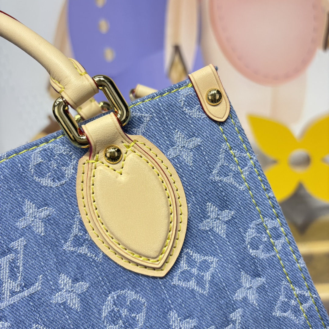 Bagsaaa LV M14633 OnTheGo PM Denim Blue - 25cm