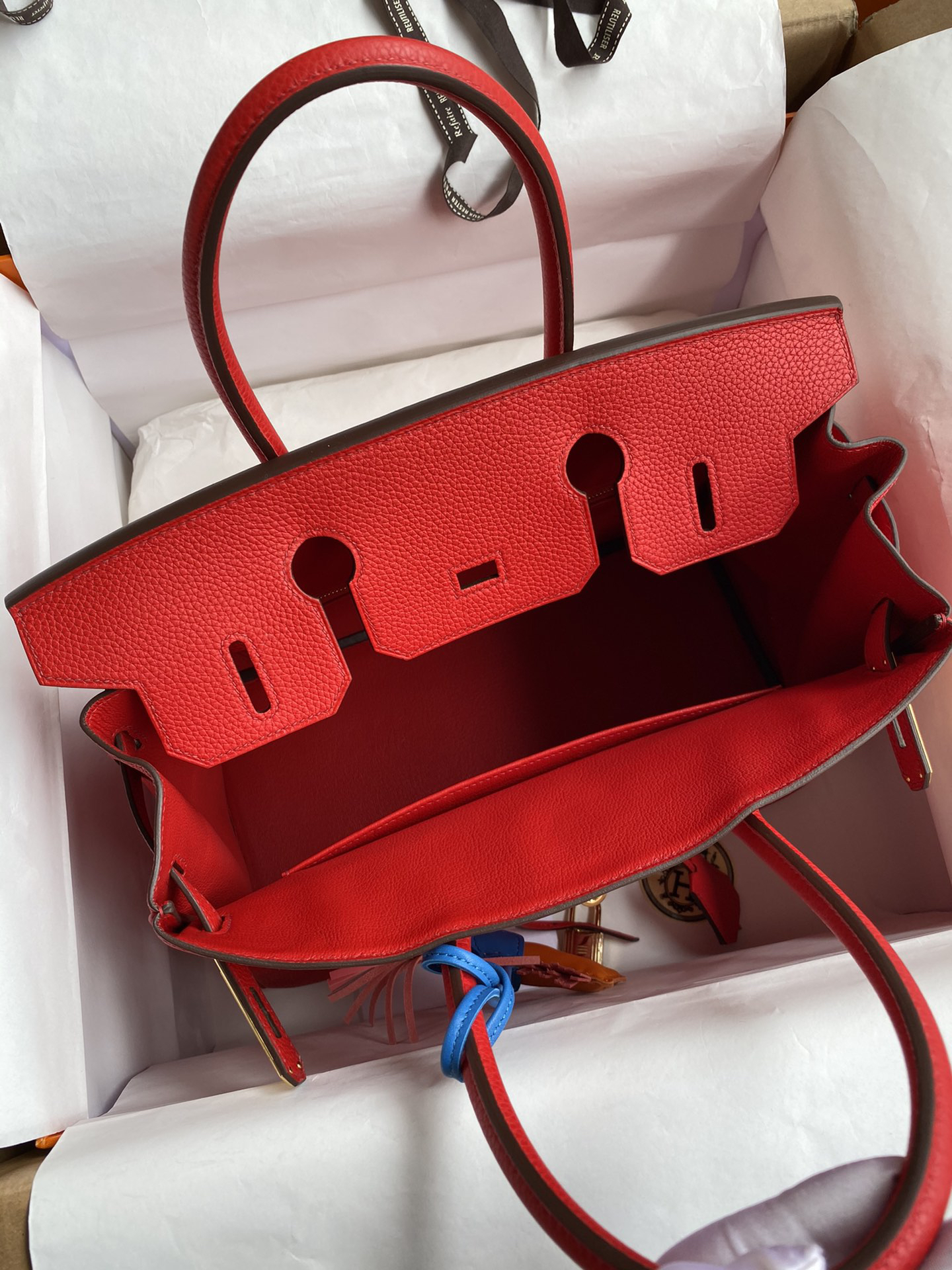 Bagsaaa H**me5 Birkin 30 Togo Leather Red