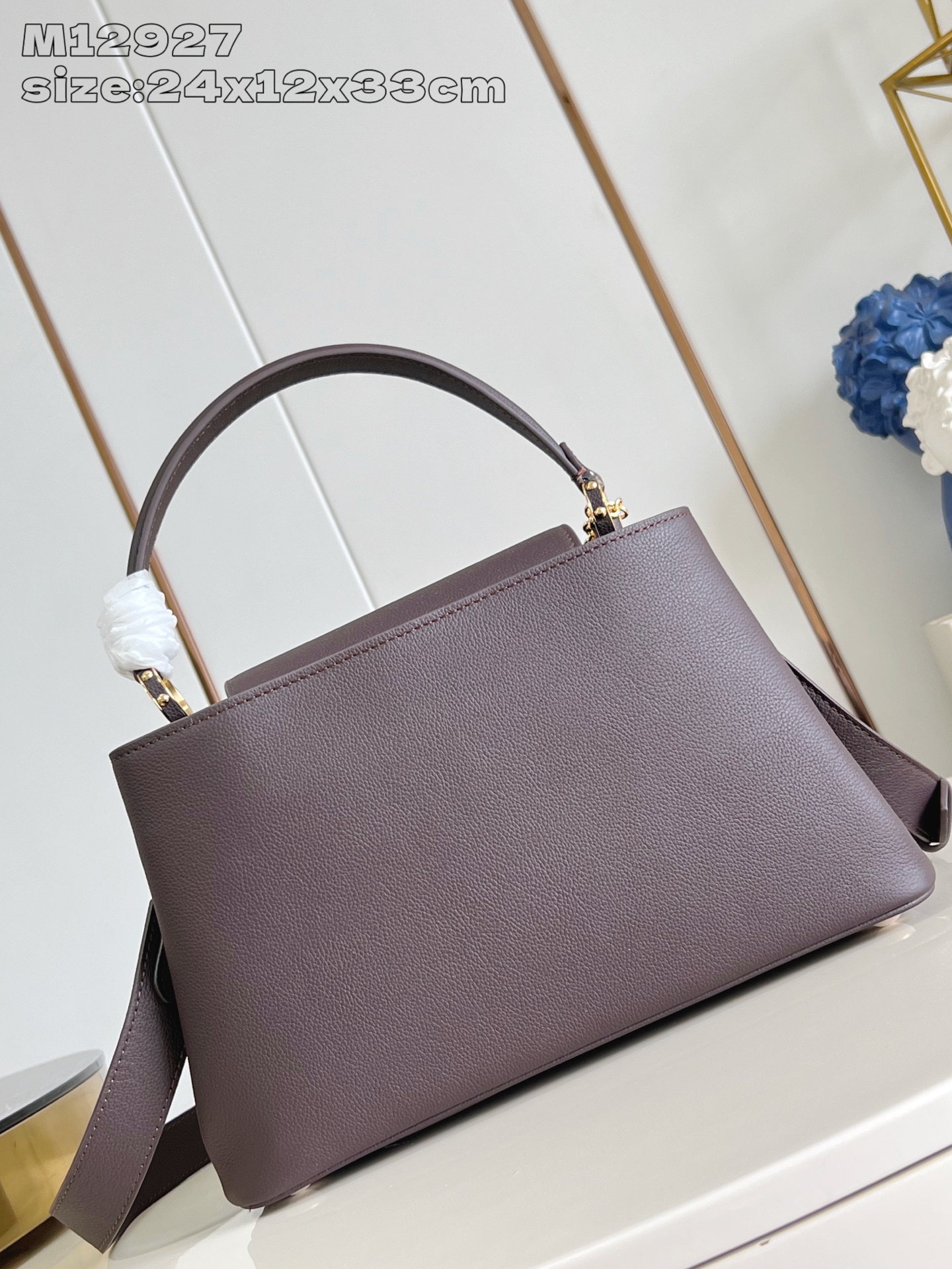 Bagsaaa LV M12927 Capucines MM Souple Chocolate Brown - 33cm