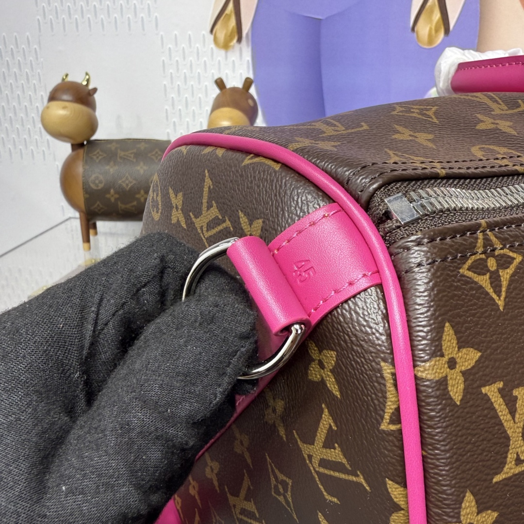 Bagsaaa LV M13807 Keepall Bandoulière 45 Pondichery Pink - 45cm