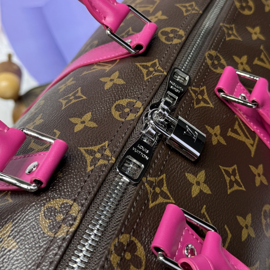Bagsaaa LV M13807 Keepall Bandoulière 45 Pondichery Pink - 45cm