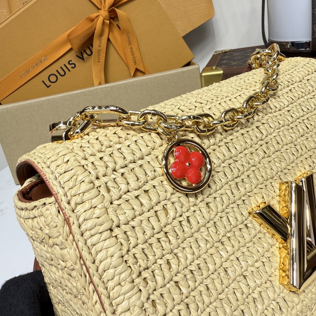 Bagsaaa LV M14309 Twist PM Slim Raffia - 19cm