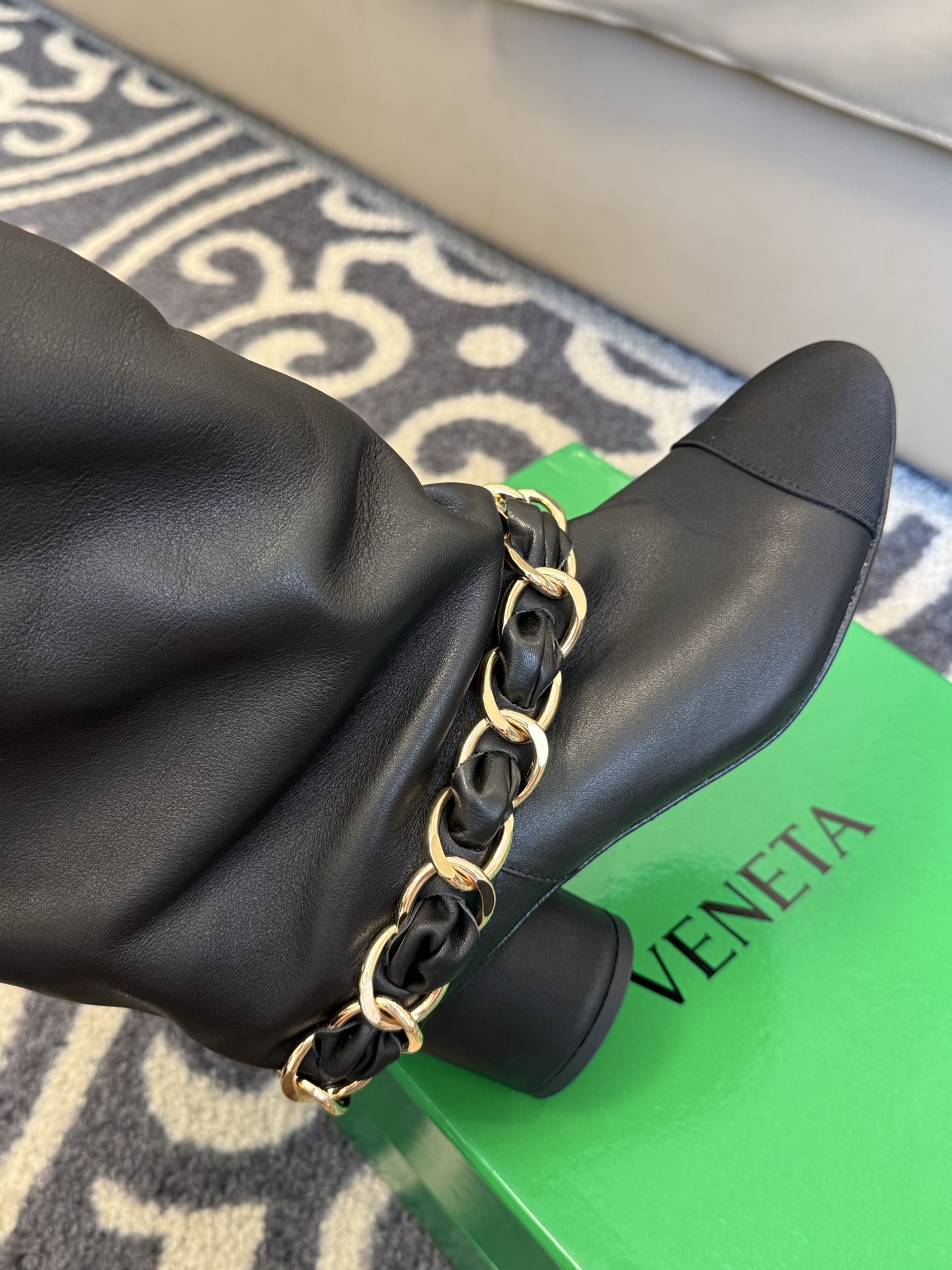 Bagsaaa Ch**el High Boots G46677 black