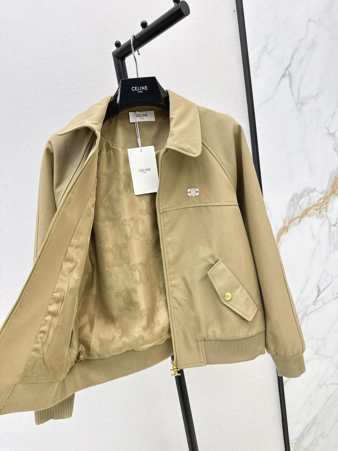 Bagsaaa Ce1i*e Khaki Jacket beige