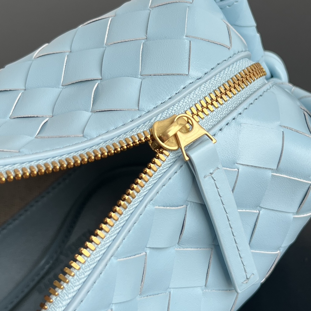 Bagsaaa B0tt*ga Ven*ta Top Handle Loop 796615 Blue - 13x21x13cm
