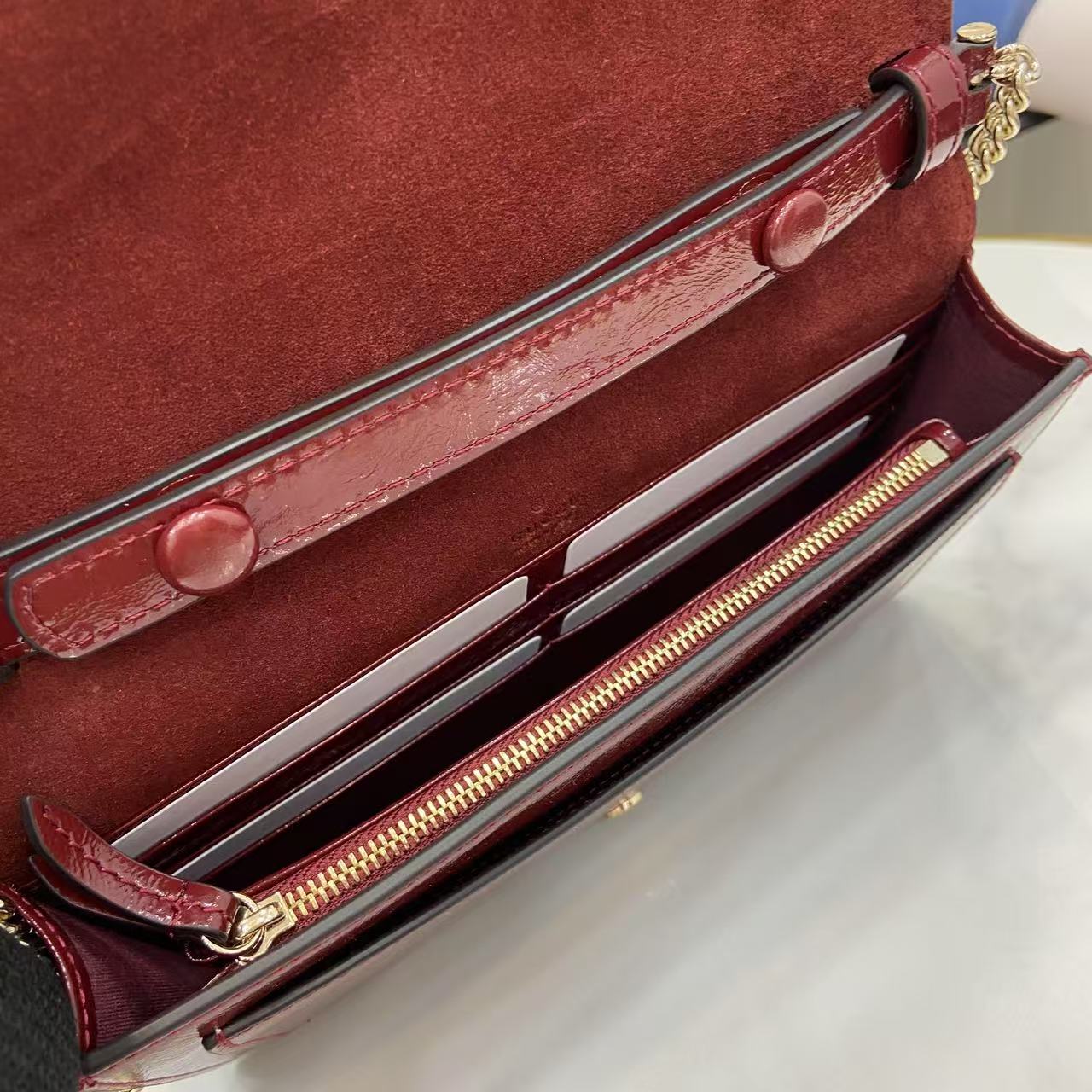 Bagsaaa Gvc*1 Dionysus wallet on chain 837374 red - 20cm