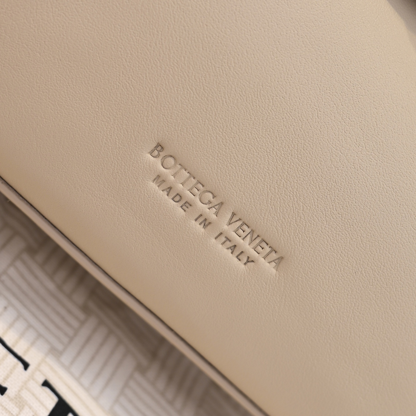 Bagsaaa B0tt*ga Ven*ta Small Ciao Ciao 835835 Beige - 26cm