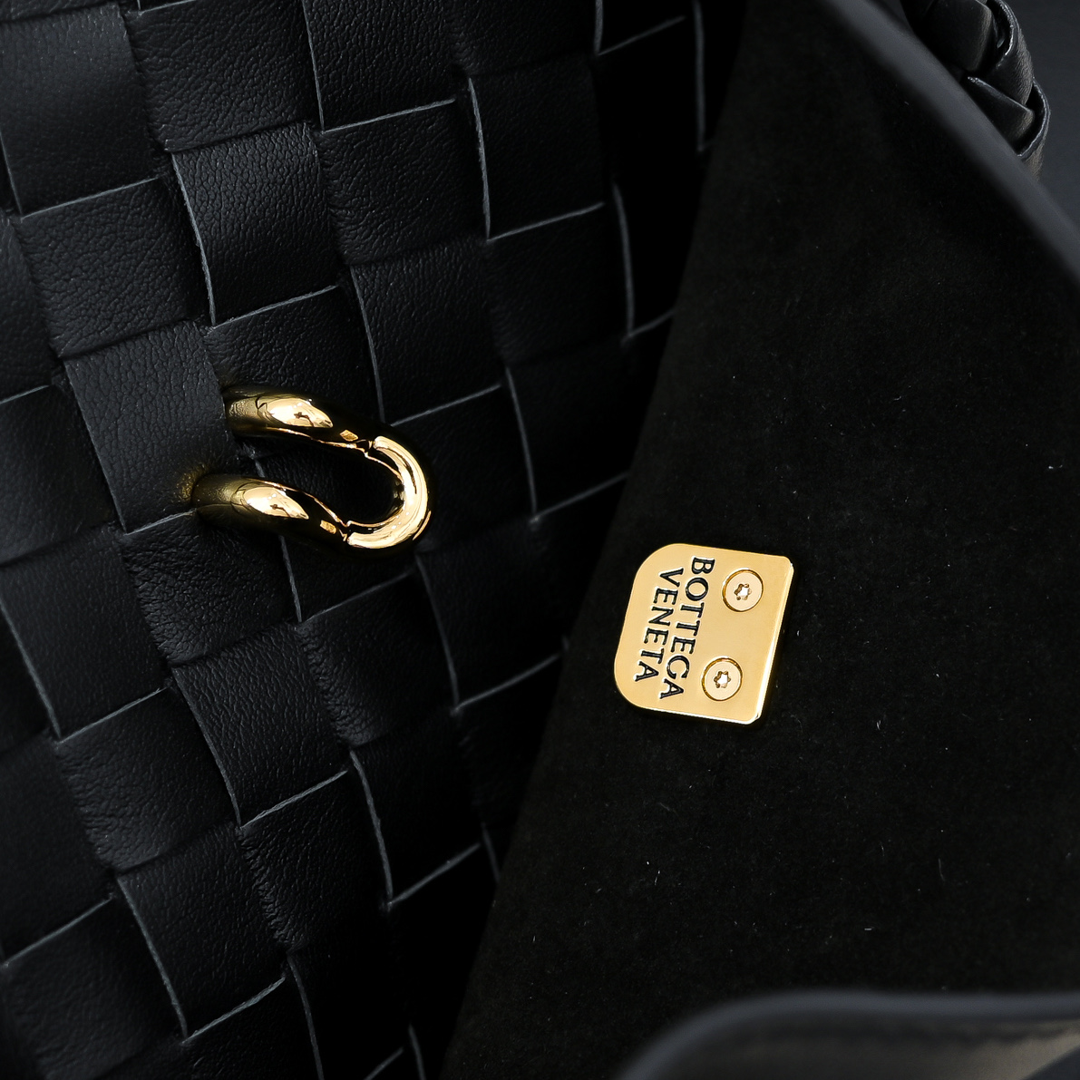 Bagsaaa B0tt*ga Ven*ta Small Ciao Ciao 835835 Black - 26cm