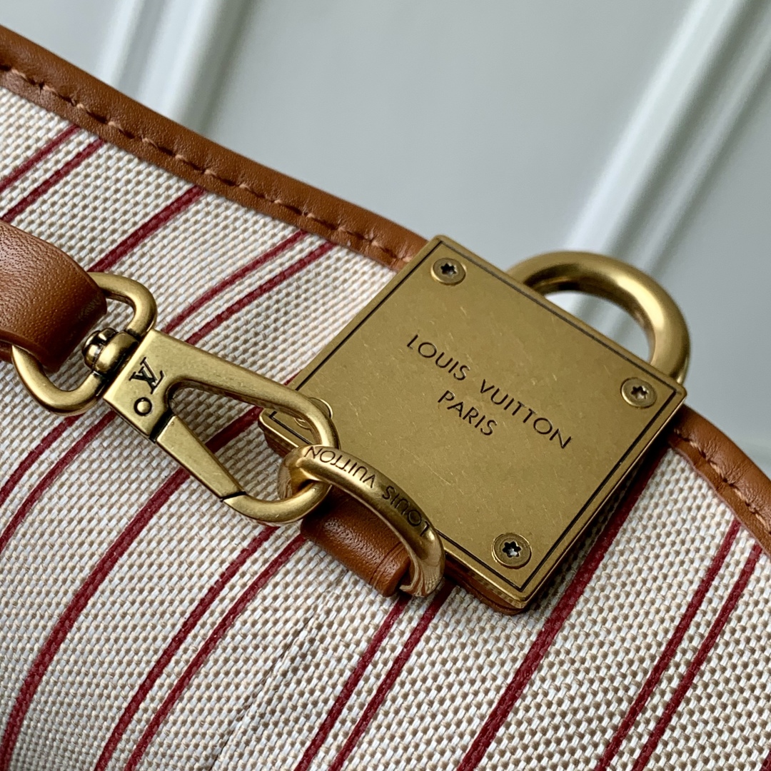 Bagsaaa LV M25468 Low Key Hobo PM Ecru/Cognac - 28cm 