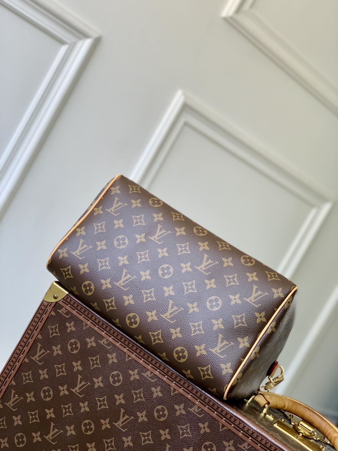 Bagsaaa LV M15107 Speedy Soft 30 Lucky Monogram/Green - 30cm