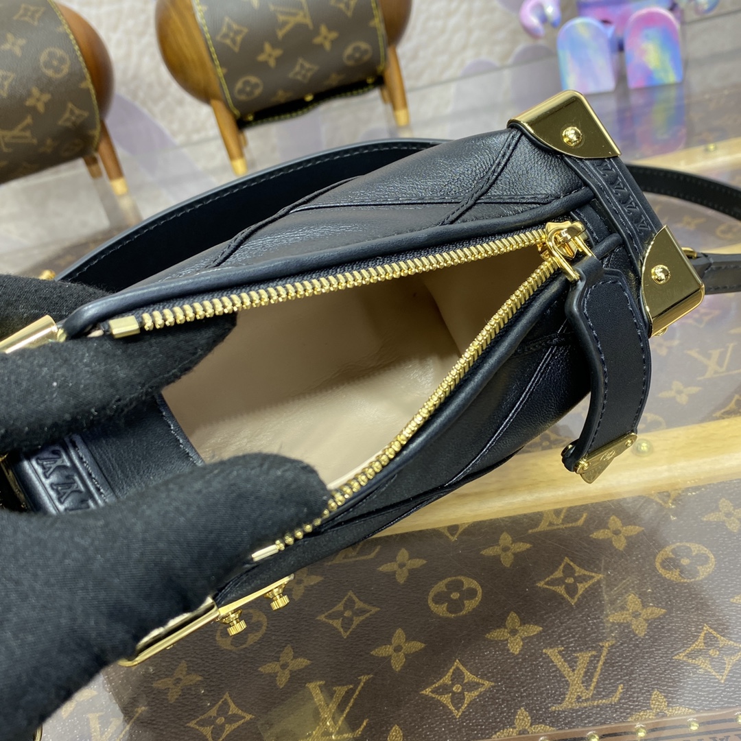 Bagsaaa LV M83030 Side Trunk PM Black - 19 x 12.5 x 7.5 cm