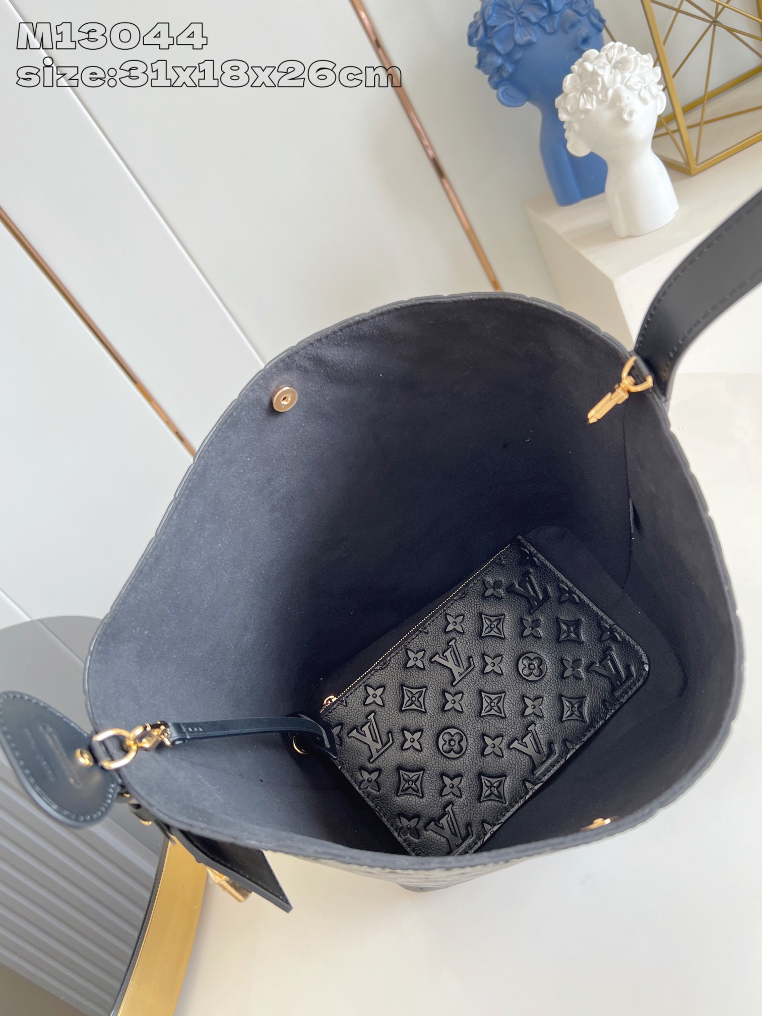 Bagsaaa LV M13044 All In GM Black - 31cm