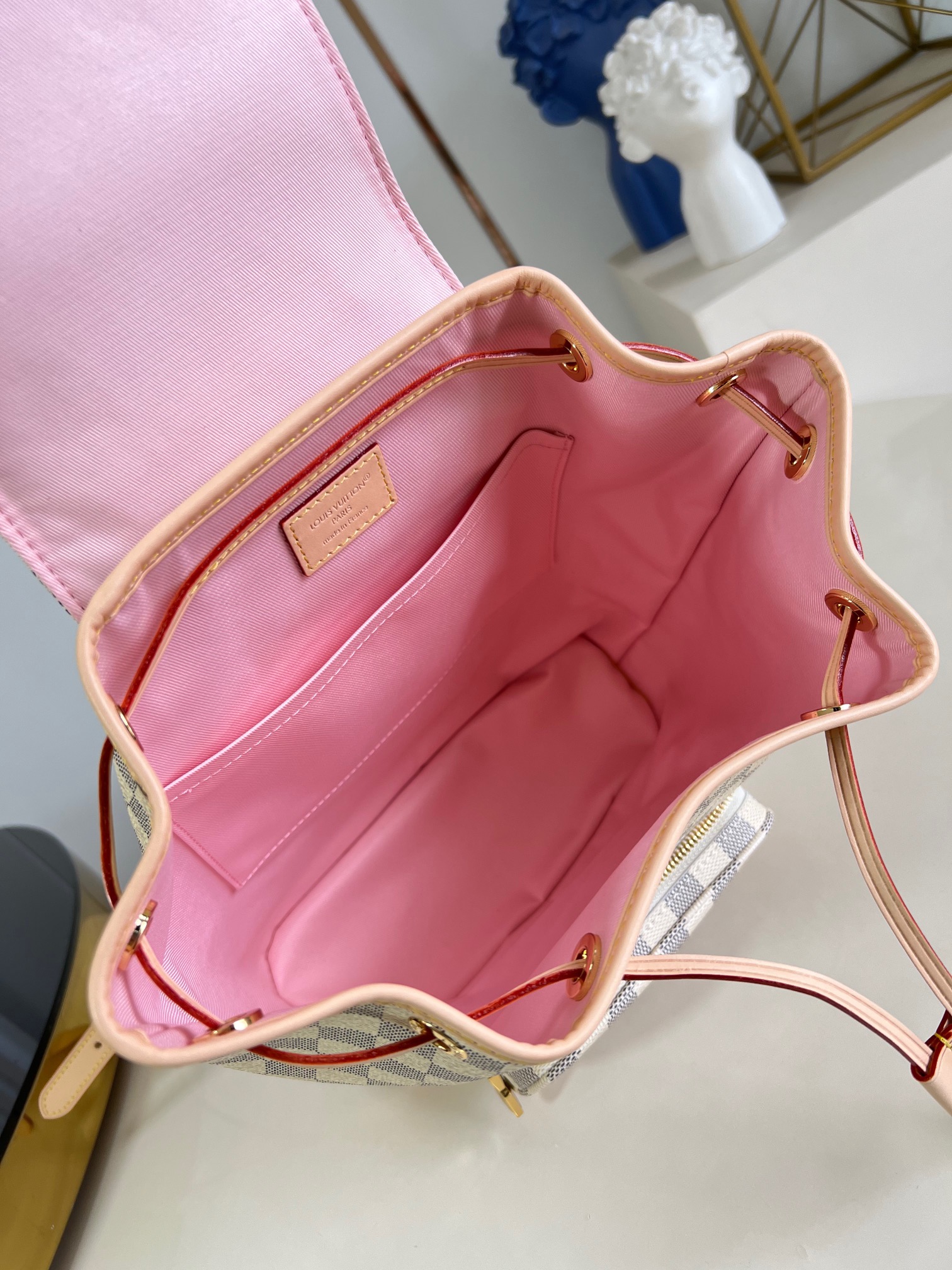 Bagsaaa LV N00120 Montsouris PM Damier Azur - 30cm