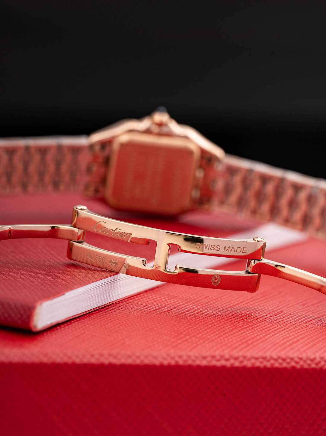 Bagsaaa Ca*t1er Panthère Watch rose gold with D1am0nd - 19mm*25mm