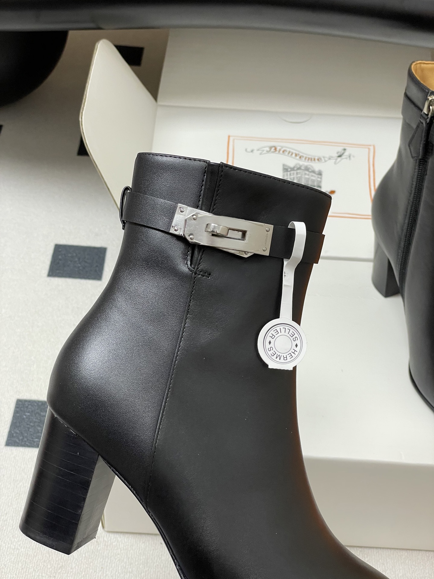 Bagsaaa H**me5 Saint Germain ankle boot black - 7cm