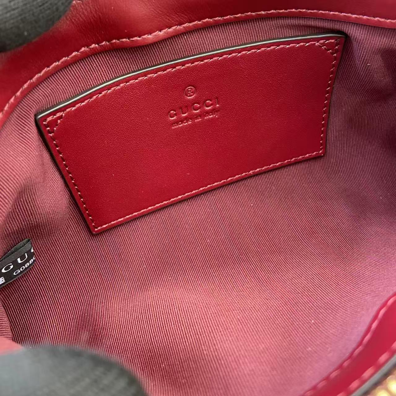 Bagsaaa Gvc*1 GG Marmont small shoulder bag 847589 red - 20cm