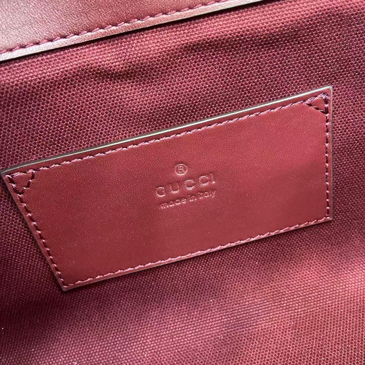 Bagsaaa Gvc*1 Padlock small top handle bag 848884 red - 20cm