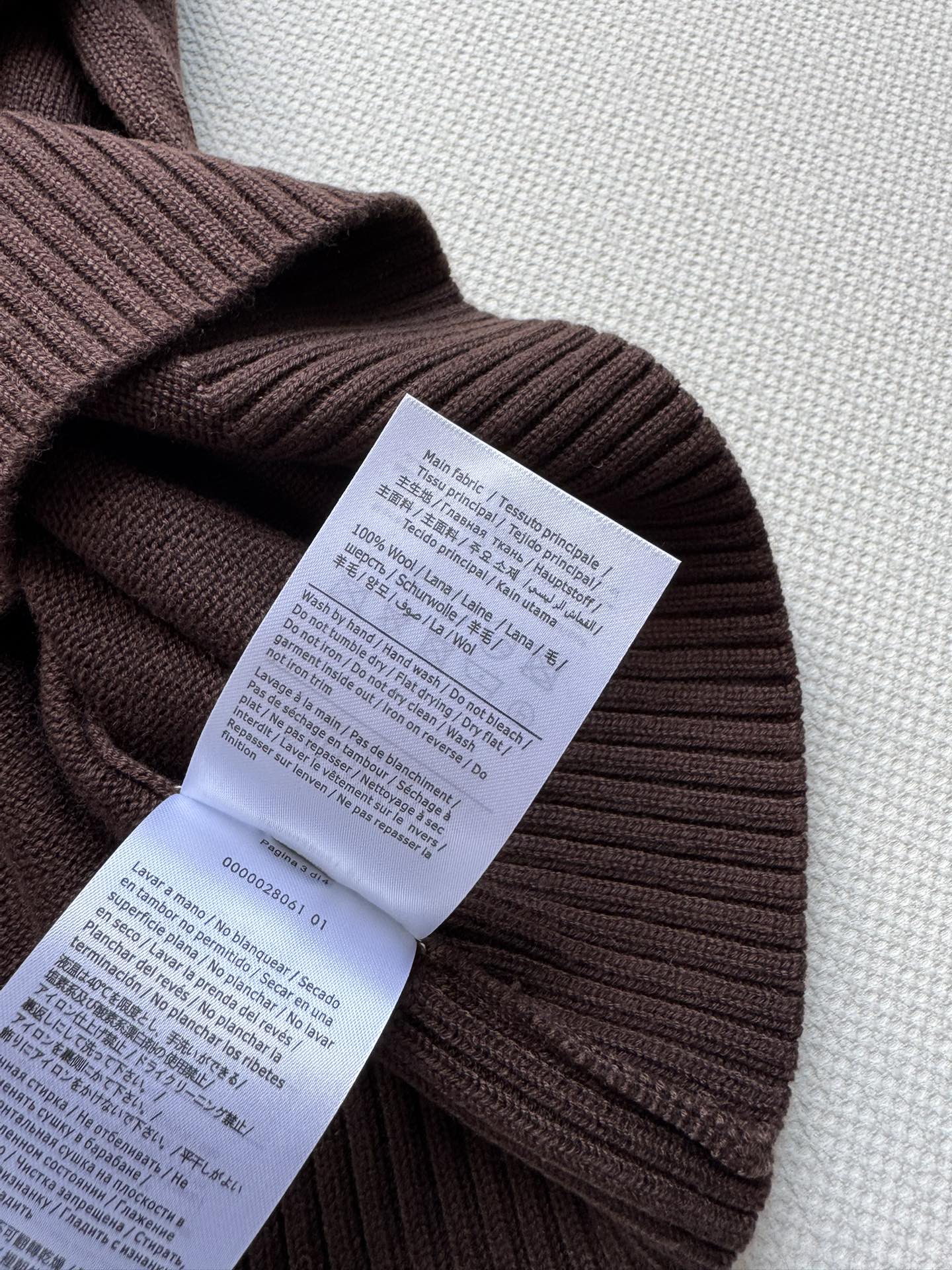 Bagsaaa Va1e*ntin0 Wool Jumper brown