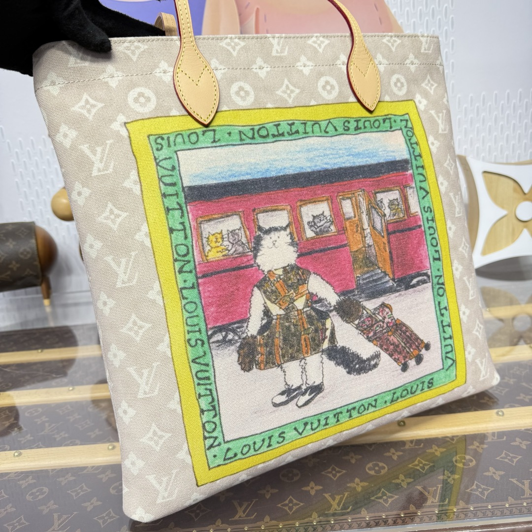 Bagsaaa LV M15128 Carry It Meowgram - 37cm
