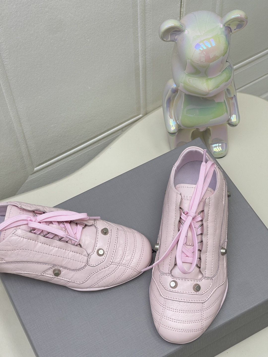 Bagsaaa Ba1en*iaga City sneaker in pink leather