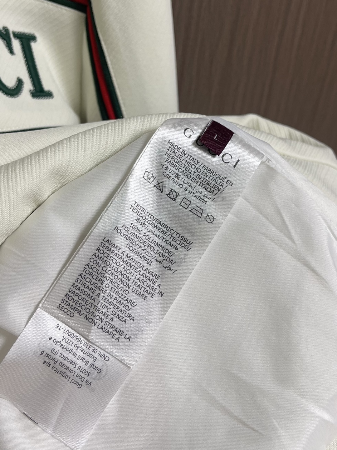 Bagsaaa Gvc*1 Jacket with Logo white