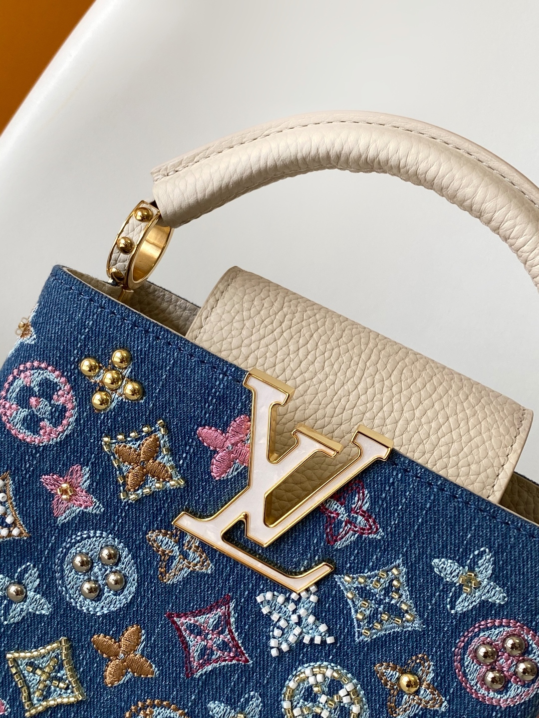 Bagsaaa LV M12947 Capucines Mini Denim Blue - 21cm