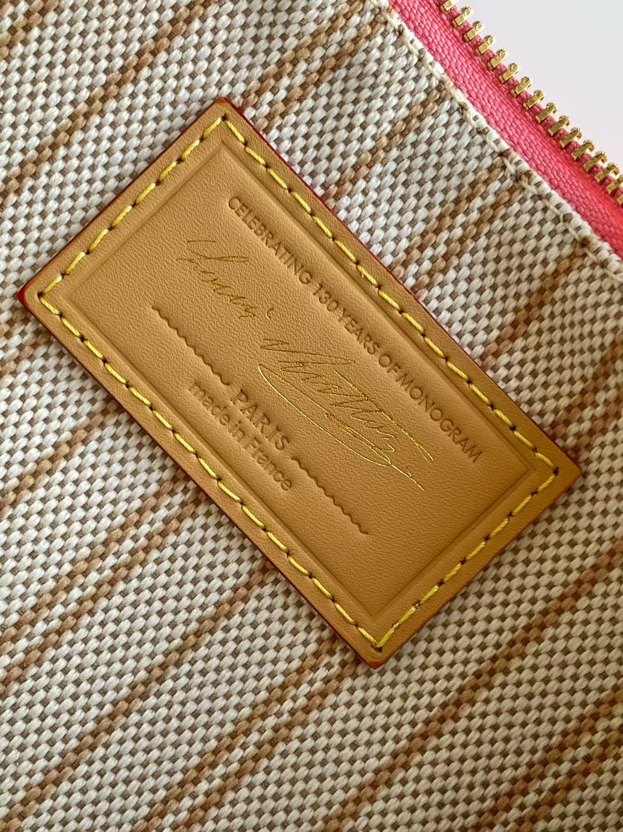 Bagsaaa LV M27719 Pochette Liv Monogram Origine Rose Ruban - 24.5cm